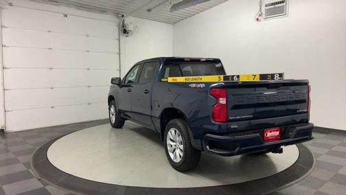 Northsky Blue Metallic 2021 Chevrolet Silverado 1500 Custom
