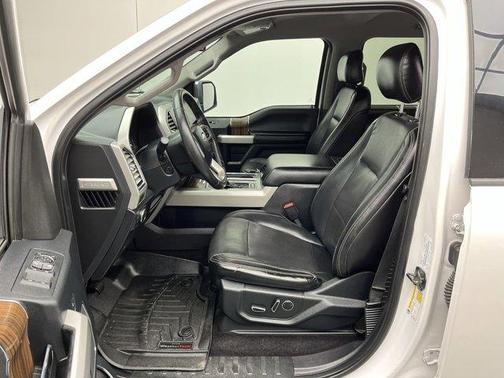 White Platinum Tri-Coat Metallic 2015 Ford F-150 Lariat
