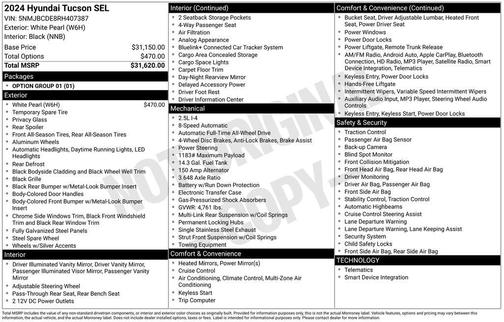 2024 Hyundai TUCSON SEL