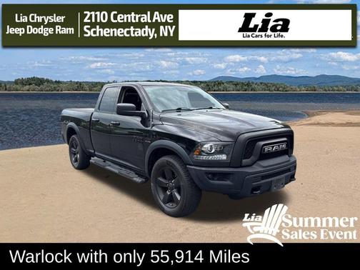 Diamond Black Crystal Pearlcoat 2019 RAM 1500 Classic Warlock Quad Cab 4x4 6'4' Box