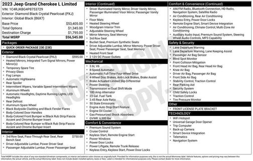 2023 Jeep Grand Cherokee L Limited