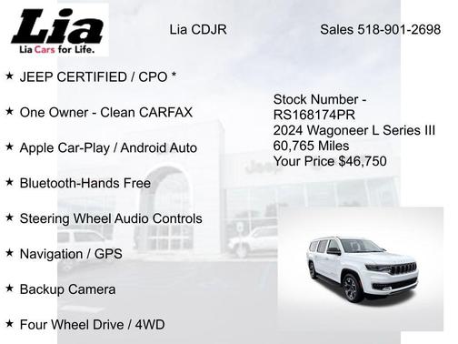 2024 Jeep Wagoneer L Series III 4x4