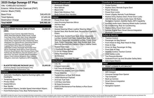 2025 Dodge Durango GT Plus
