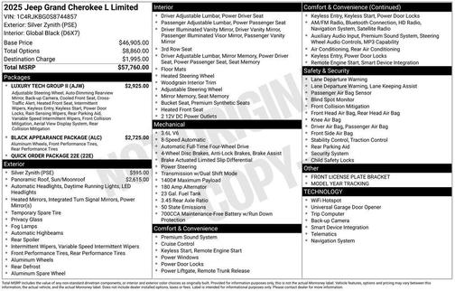 2025 Jeep Grand Cherokee L Limited