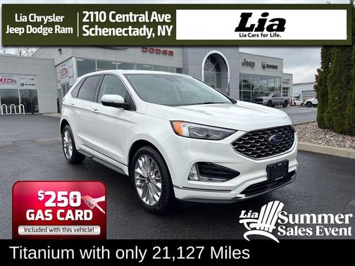 STAR WHITE 2021 Ford Edge Titanium