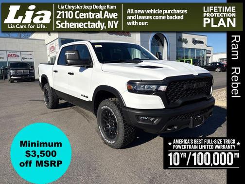 Bright White Clearcoat 2026 RAM 1500 Rebel
