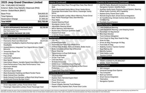 2025 Jeep Grand Cherokee Limited