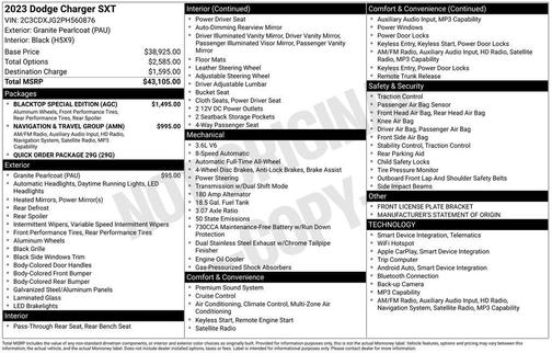 2023 Dodge Charger SXT
