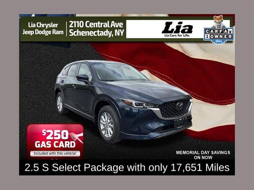 Deep Crystal Blue Mica 2024 Mazda CX-5 2.5 S Select Package