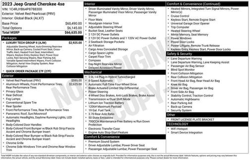 2023 Jeep Grand Cherokee 4xe Base
