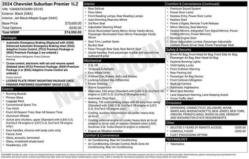 2024 Chevrolet Suburban Premier