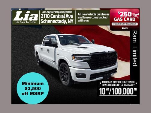 Ivory White Tri-Coat Pearlcoat 2026 RAM 1500 Limited