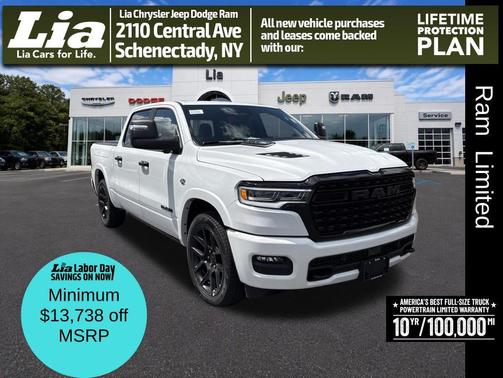 Ivory White Tri-Coat Pearlcoat 2026 RAM 1500 Limited