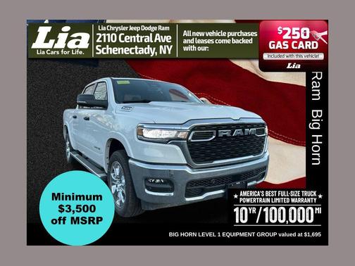Bright White Clearcoat 2026 RAM 1500 Big Horn/Lone Star