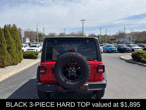 Firecracker Red Clearcoat 2026 Jeep Wrangler Willys