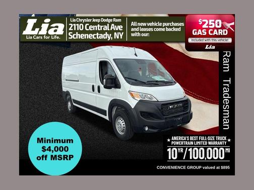 Bright White Clearcoat 2026 RAM ProMaster 2500 Tradesman