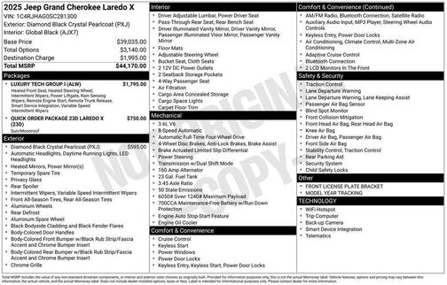 2025 Jeep Grand Cherokee Laredo
