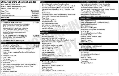 2025 Jeep Grand Cherokee L Limited