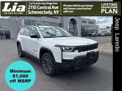 Bright White Clearcoat 2026 Jeep Cherokee Laredo 4x4