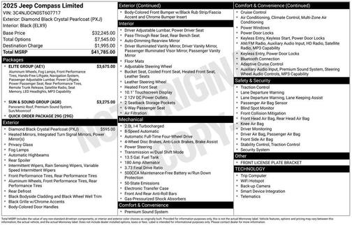 2025 Jeep Compass Limited