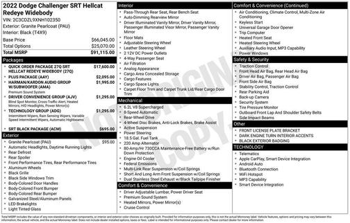 2022 Dodge Challenger SRT Hellcat