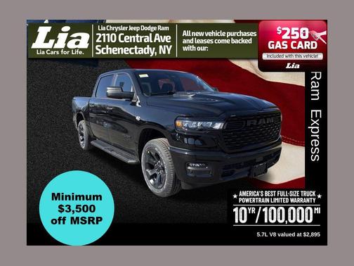 Diamond Black Crystal Pearlcoat 2026 RAM 1500 Express