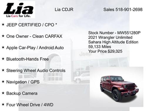 Snazzberry Pearlcoat 2021 Jeep Wrangler Unlimited Sahara