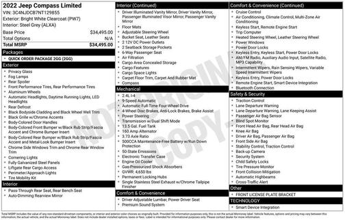 2022 Jeep Compass Limited