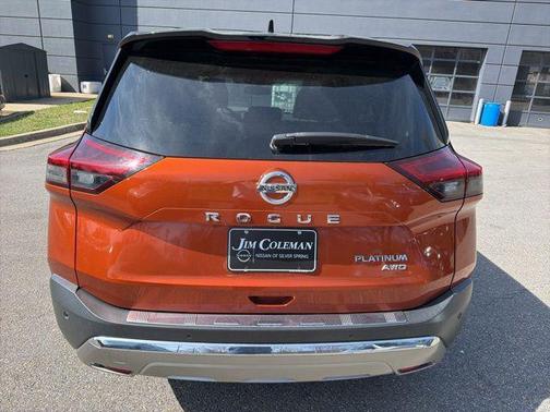 Sunset Drift Chromaflair/Super Black 2021 Nissan Rogue Platinum