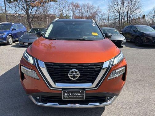 Sunset Drift Chromaflair/Super Black 2021 Nissan Rogue Platinum