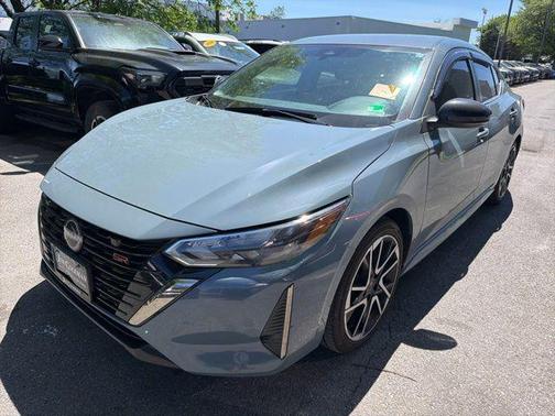 Atlantic Gray Metallic 2025 Nissan Sentra SR
