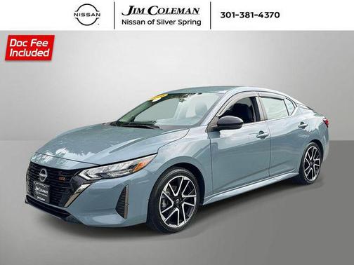 Atlantic Gray Metallic 2025 Nissan Sentra SR