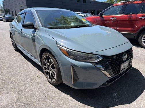 Atlantic Gray Metallic 2025 Nissan Sentra SR