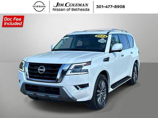 Aspen White Tricoat 2024 Nissan Armada SL 4WD