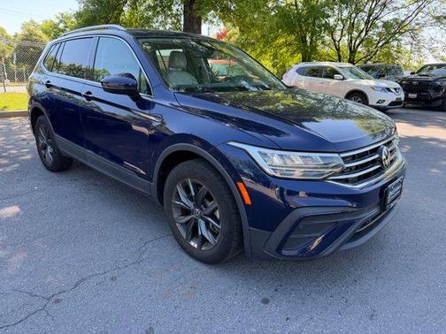 Atlantic Blue Metallic 2022 Volkswagen Tiguan 2.0T SE 4MOTION
