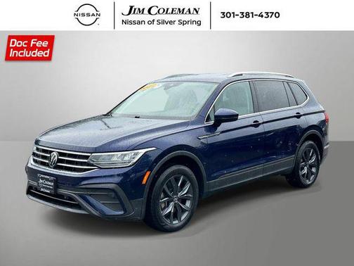 Atlantic Blue Metallic 2022 Volkswagen Tiguan 2.0T SE 4MOTION