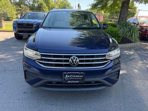 Atlantic Blue Metallic 2022 Volkswagen Tiguan 2.0T SE 4MOTION