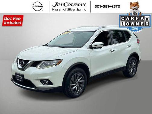 Pearl White 2016 Nissan Rogue SL