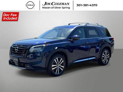 Deep Ocean Blue Pearl 2023 Nissan Pathfinder Platinum 4WD