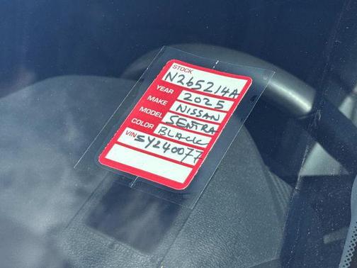 2025 Nissan Sentra SR