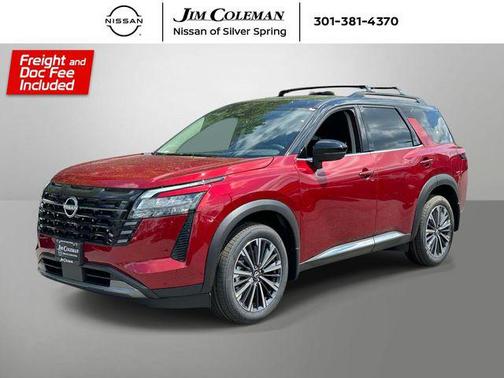 Scarlet Ember Tintcoat/Super Black 2026 Nissan Pathfinder Platinum