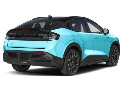 Seabreeze Blue Pearl/Black 2026 Nissan Leaf PLATINUM+