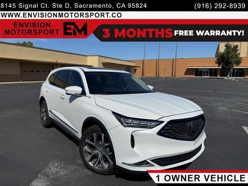 Platinum White Pearl 2023 Acura MDX Standard