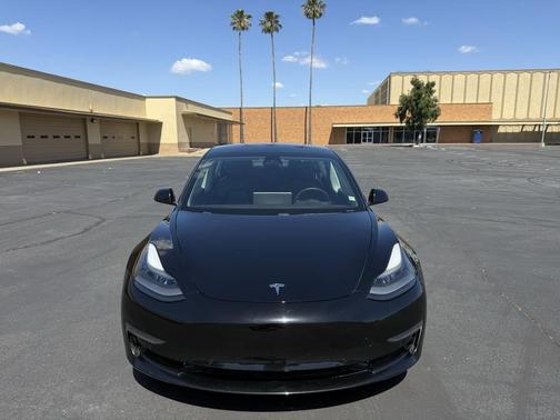 Solid Black 2021 Tesla Model 3 Standard Range Plus