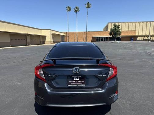 Modern Steel Metallic 2018 Honda Civic LX