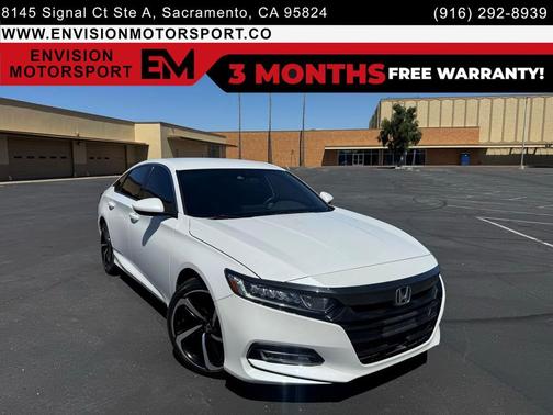 Platinum White Pearl 2020 Honda Accord Sport 1.5T