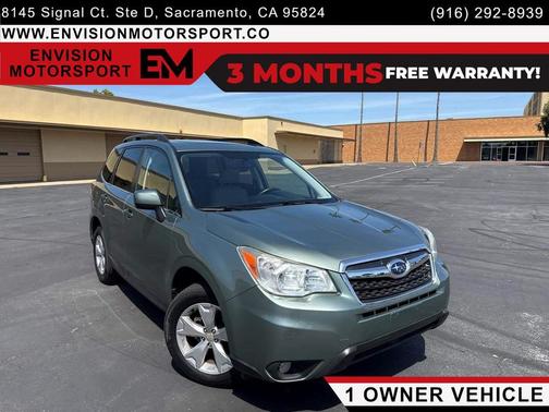 Jasmine Green Metallic 2015 Subaru Forester 2.5i Limited