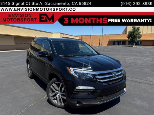 Crystal Black Pearl 2017 Honda Pilot Elite