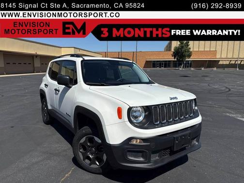 Alpine White 2017 Jeep Renegade Sport
