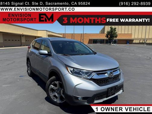 Lunar Silver Metallic 2017 Honda CR-V EX-L